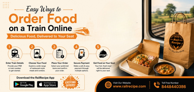 Easy Ways to Order Food on a Train Online
